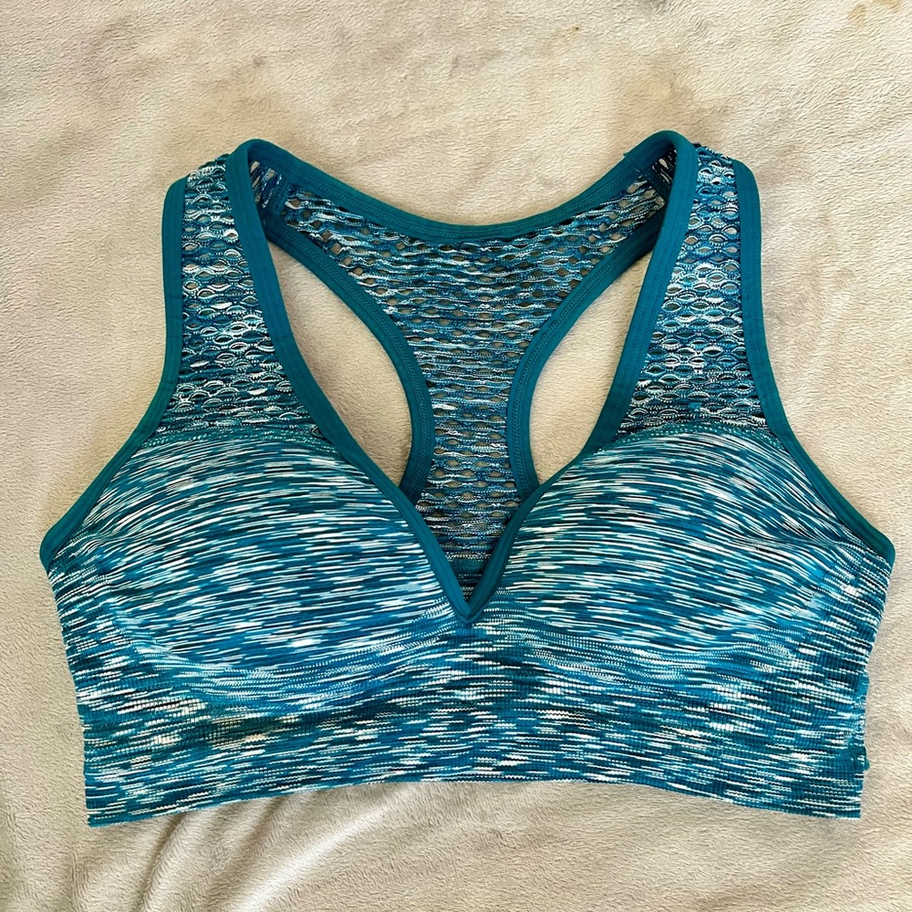 PINK Victoria's Secret Blue Racerback Bra